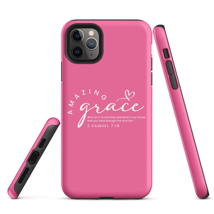 Christian Phone Case Amazing Grace Pink for iPhone® iPhone® Phone Cases   