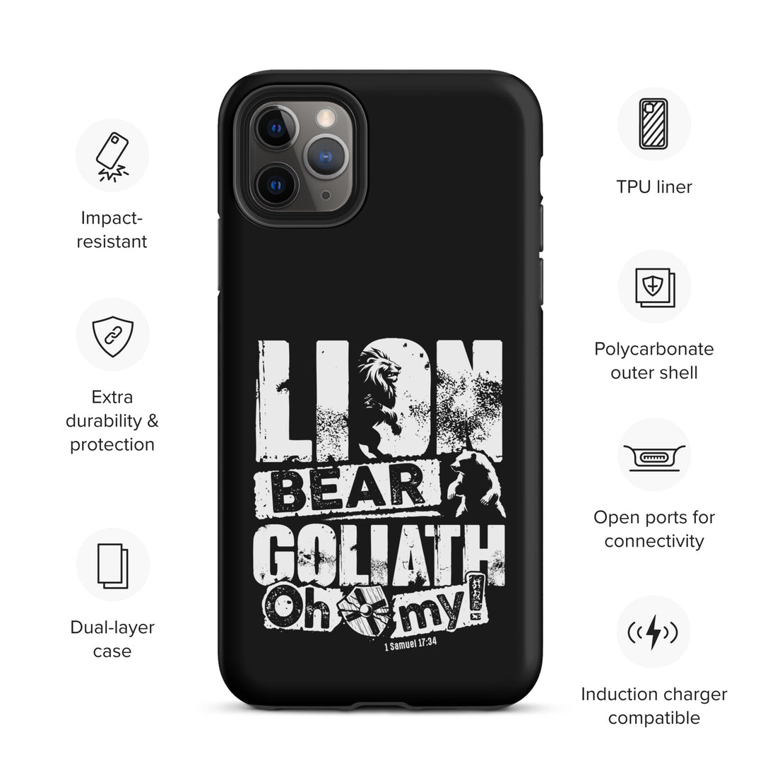 Christian Phone Case Lion Bear Goliath for iPhone® iPhone® Phone Cases   