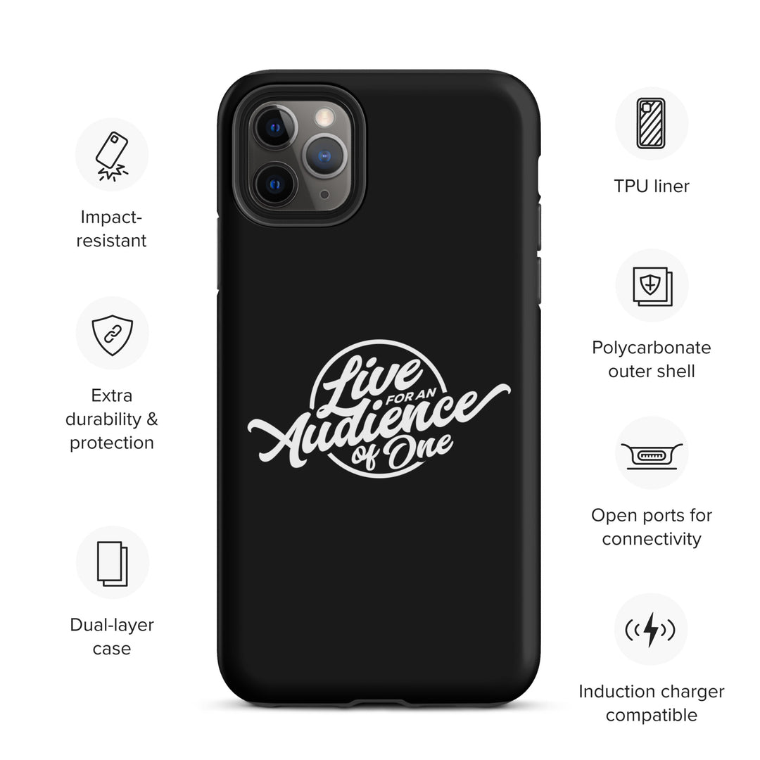 Christian Phone Case Audience of One Black for iPhone® iPhone® Phone Cases   