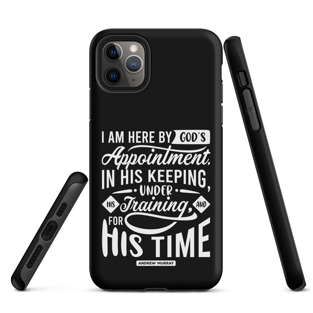 Christian Phone Case His Time Black for iPhone® iPhone® Phone Cases   