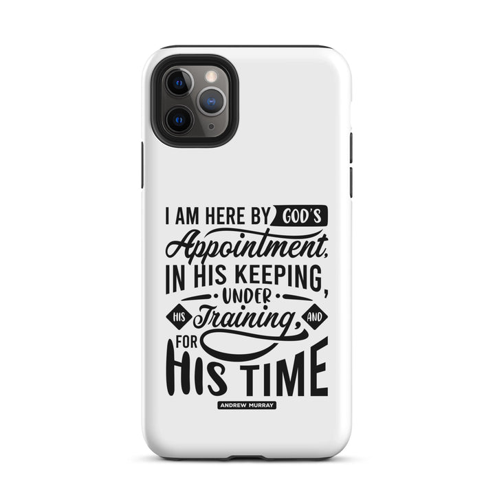 Christian Phone Case His Time White for iPhone® iPhone® Phone Cases Matte iPhone 11 Pro Max 