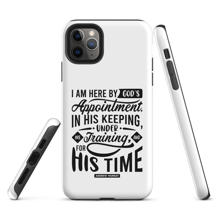 Christian Phone Case His Time White for iPhone® iPhone® Phone Cases   