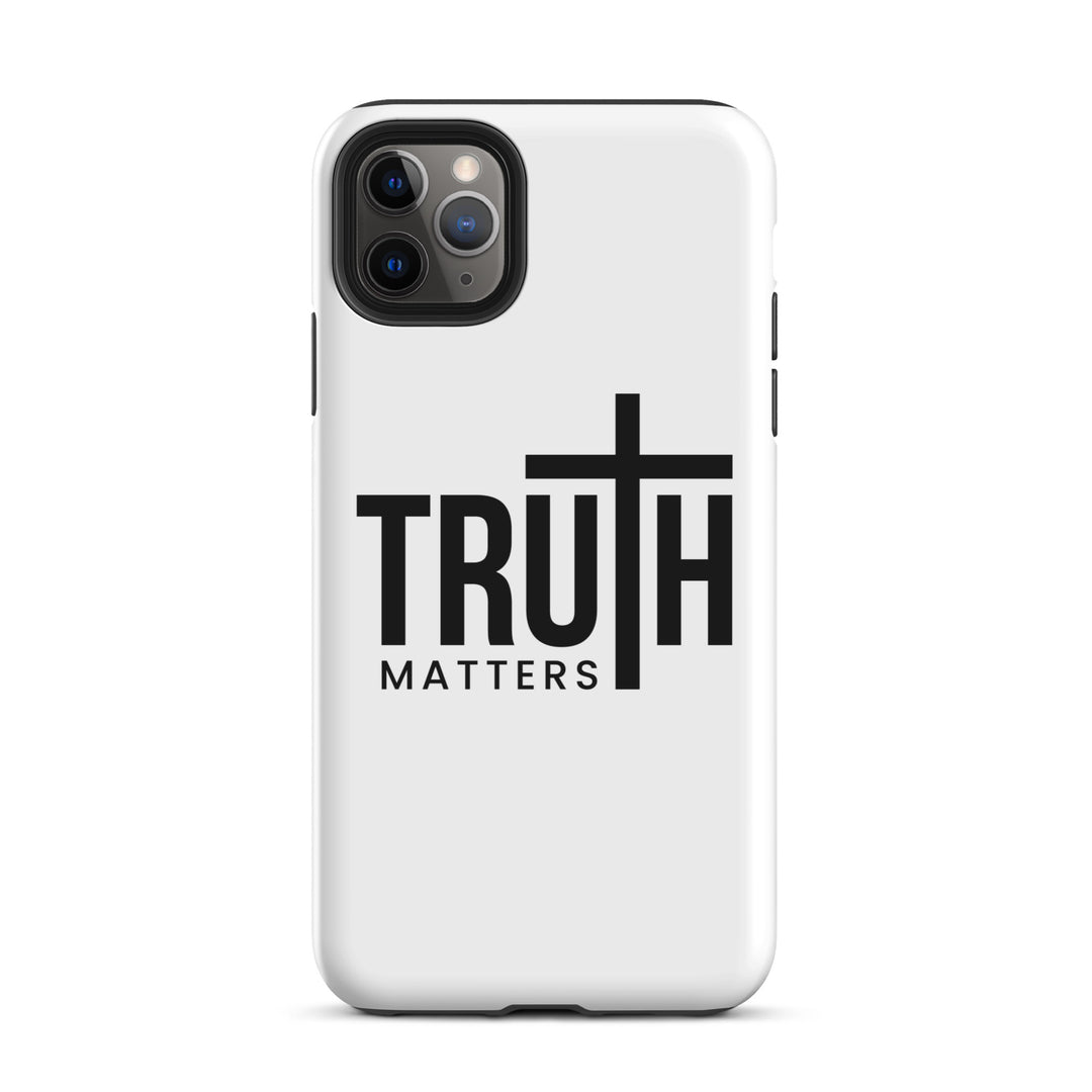 Christian Phone Case Truth Matters White for iPhone® iPhone® Phone Cases Matte iPhone 11 Pro Max 