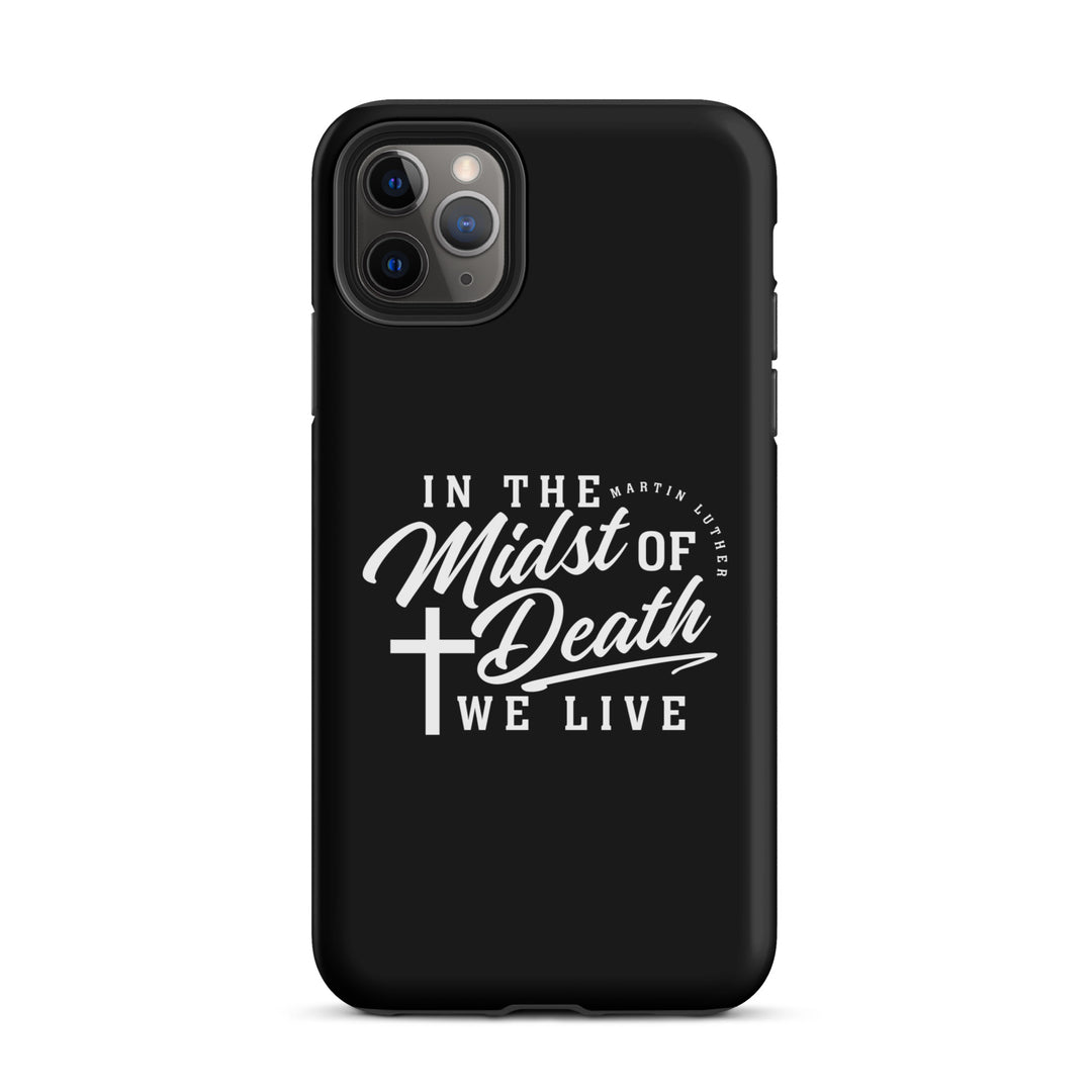 Christian Phone Case Midst of Death Black for iPhone® iPhone® Phone Cases Matte iPhone 11 Pro Max 