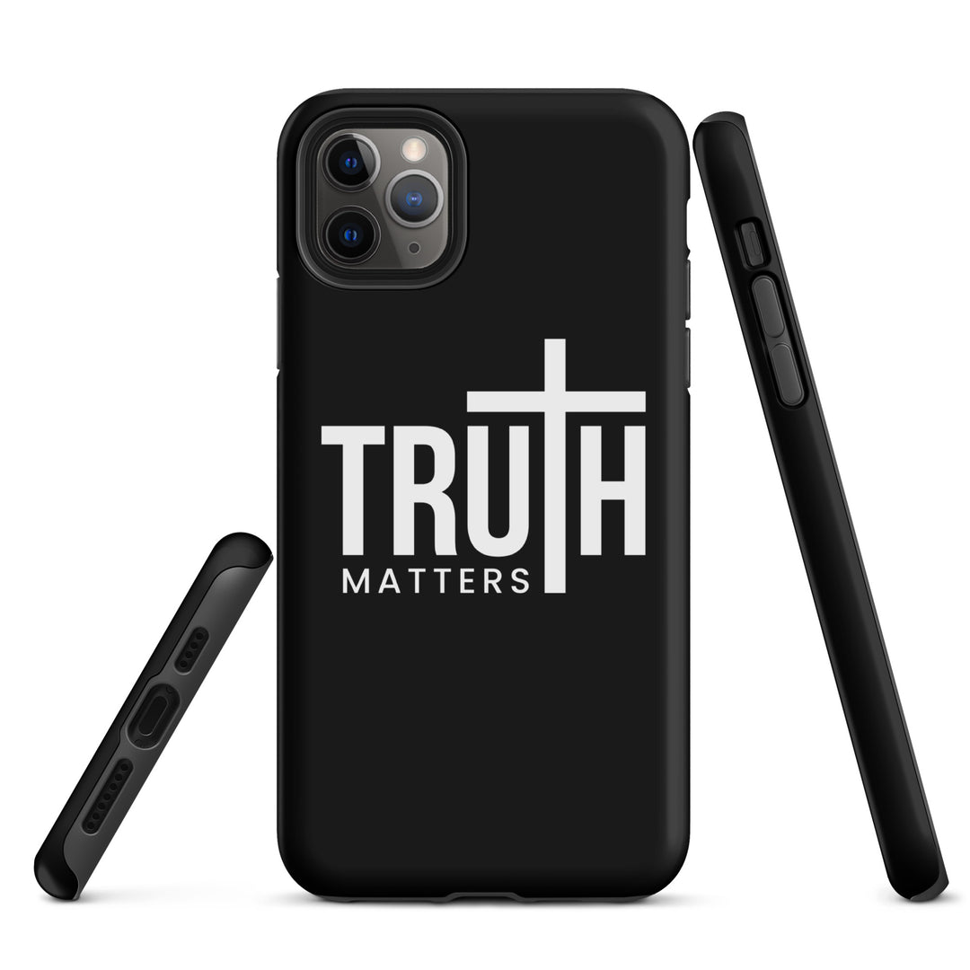 Christian Phone Case Truth Matters Black for iPhone® iPhone® Phone Cases   