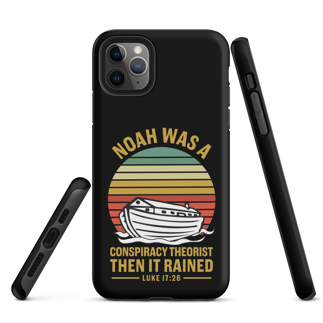 Christian Phone Case Noah Conspiracy Black for iPhone® iPhone® Phone Cases   