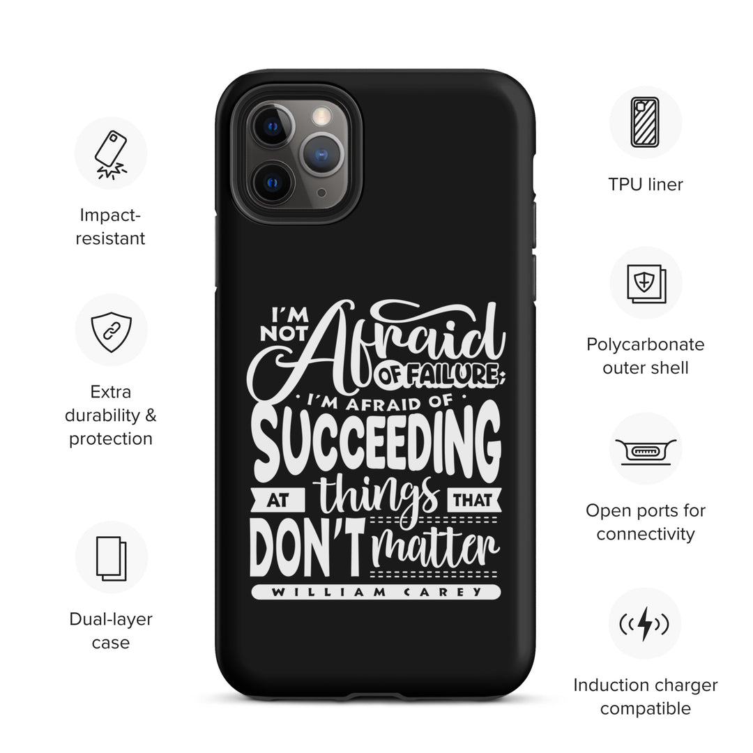 Christian Phone Case Things That Matter Black for iPhone® iPhone® Phone Cases   