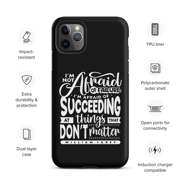 Christian Phone Case Things That Matter Black for iPhone® iPhone® Phone Cases   