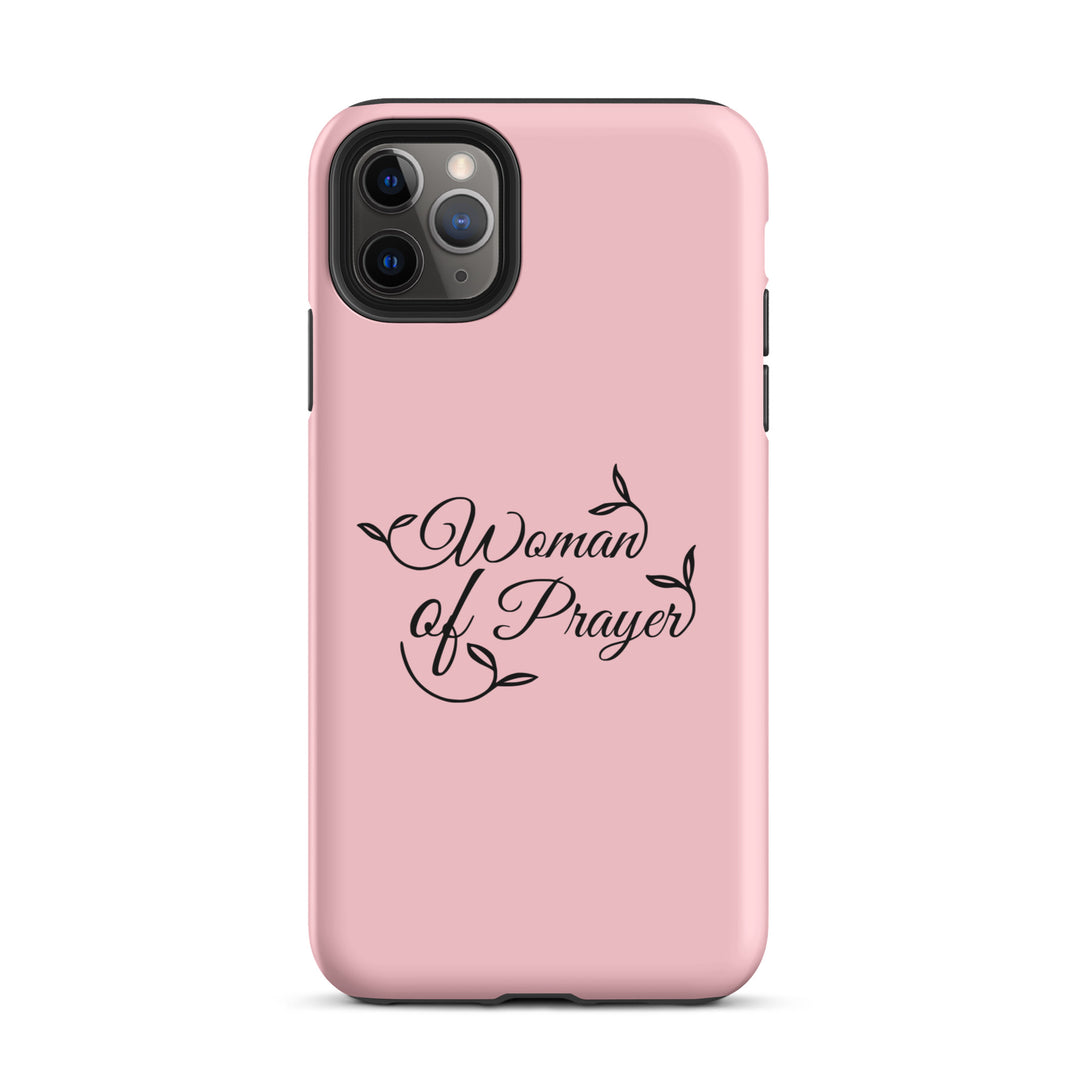 Christian Phone Case Woman of Prayer Pink for iPhone® iPhone® Phone Cases Matte iPhone 11 Pro Max 