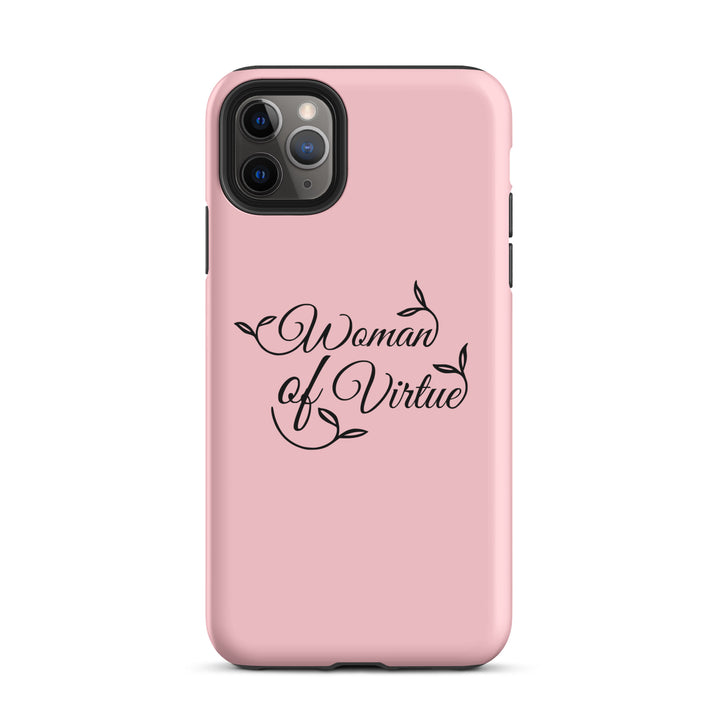 Christian Phone Case Woman of Virtue Pink for iPhone® iPhone® Phone Cases Matte iPhone 11 Pro Max 