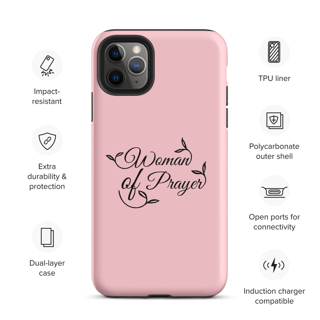 Christian Phone Case Woman of Prayer Pink for iPhone® iPhone® Phone Cases   