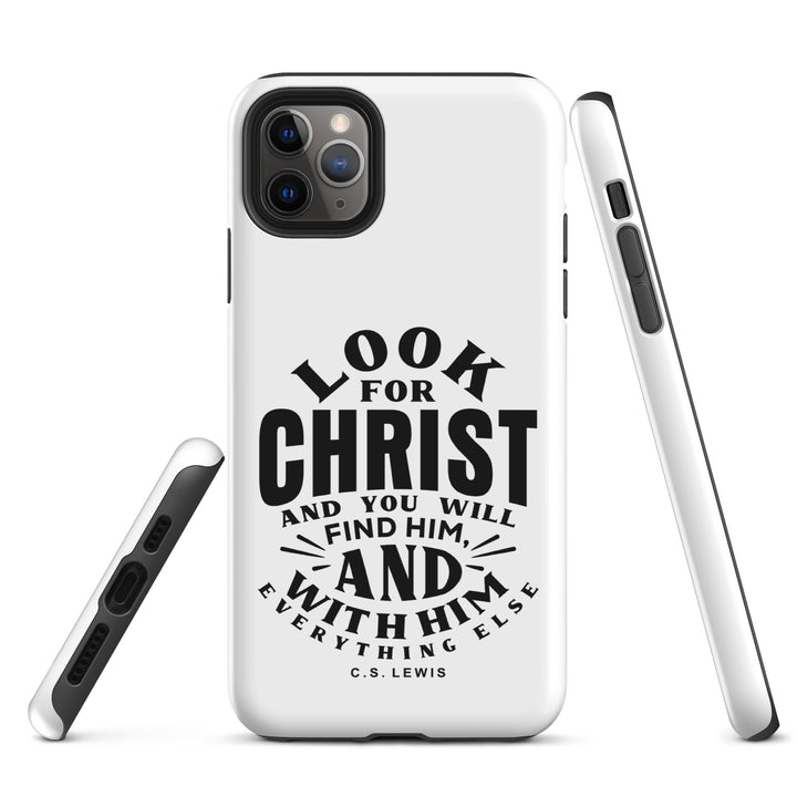 Christian Phone Case Look For Christ White for iPhone® iPhone® Phone Cases   