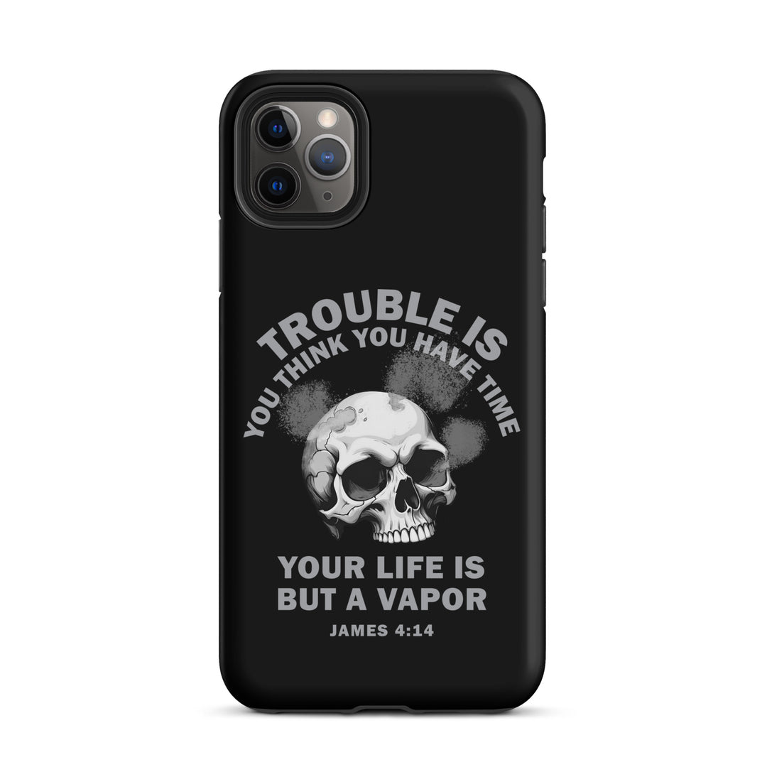 Christian Phone Case Life Is Vapor Black for iPhone® iPhone® Phone Cases Matte iPhone 11 Pro Max 