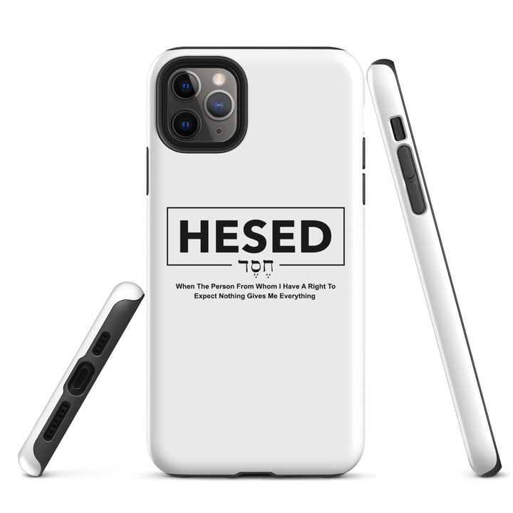 Christian Phone Case Hesed Everything White for iPhone® iPhone® Phone Cases   