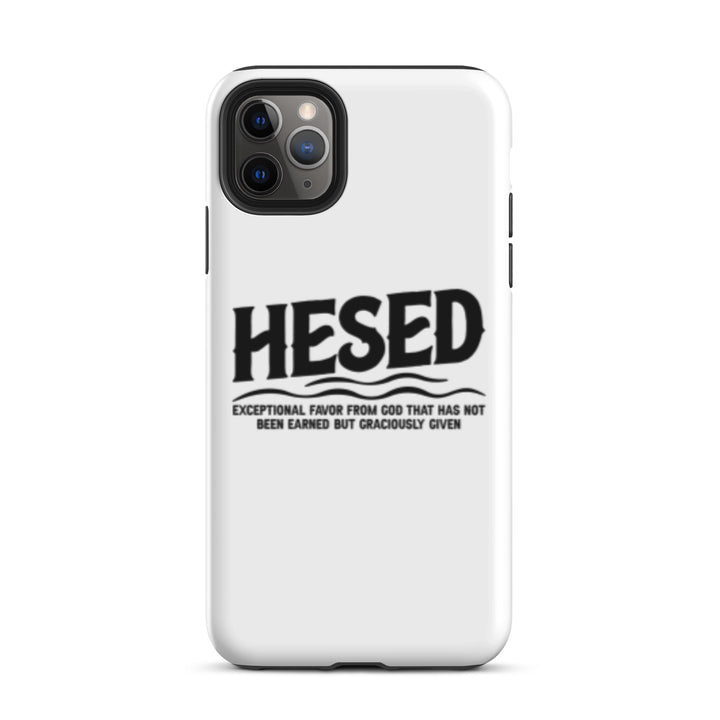 Christian Phone Case Hesed Exceptional Favor White for iPhone® iPhone® Phone Cases Matte iPhone 11 Pro Max 