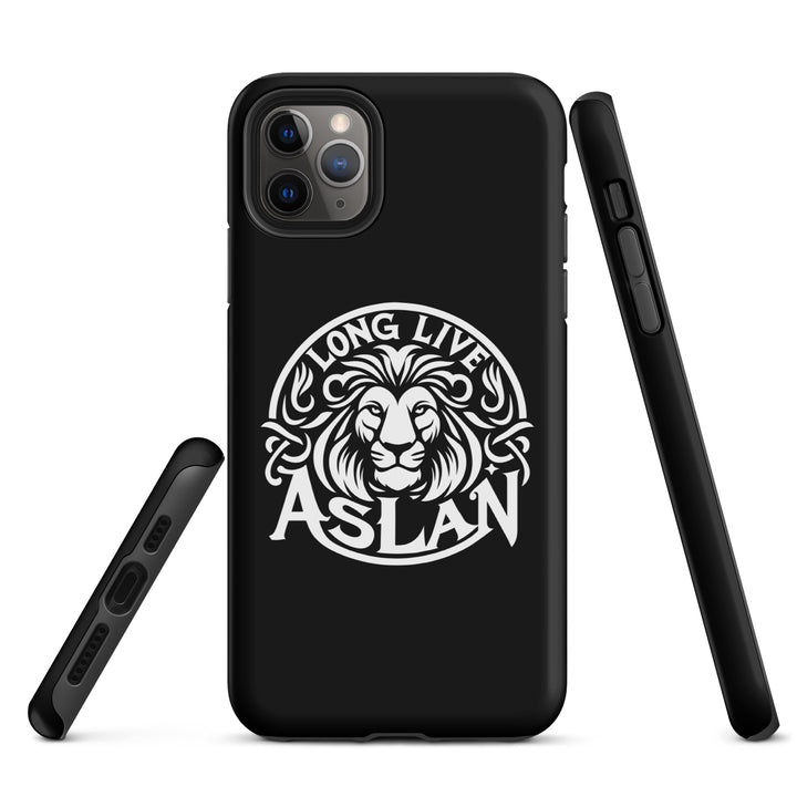 Christian Phone Case Long Live Aslan Black for iPhone® iPhone® Phone Cases   