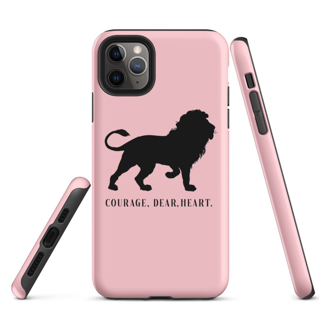 Christian Phone Case Courage Dear Heart Pink for iPhone® iPhone® Phone Cases   