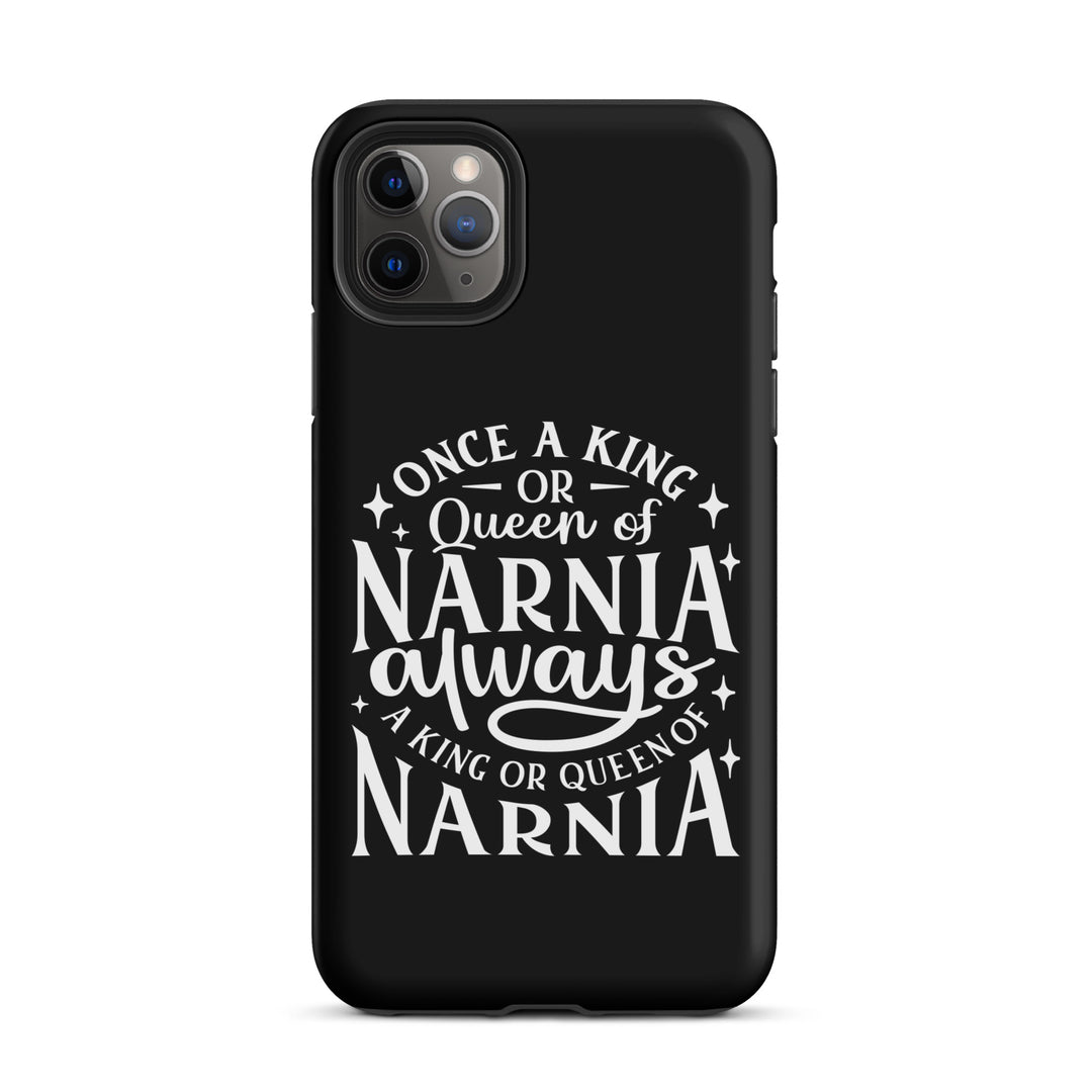 Christian Phone Case King or Queen Narnia Black for iPhone® iPhone® Phone Cases Matte iPhone 11 Pro Max 