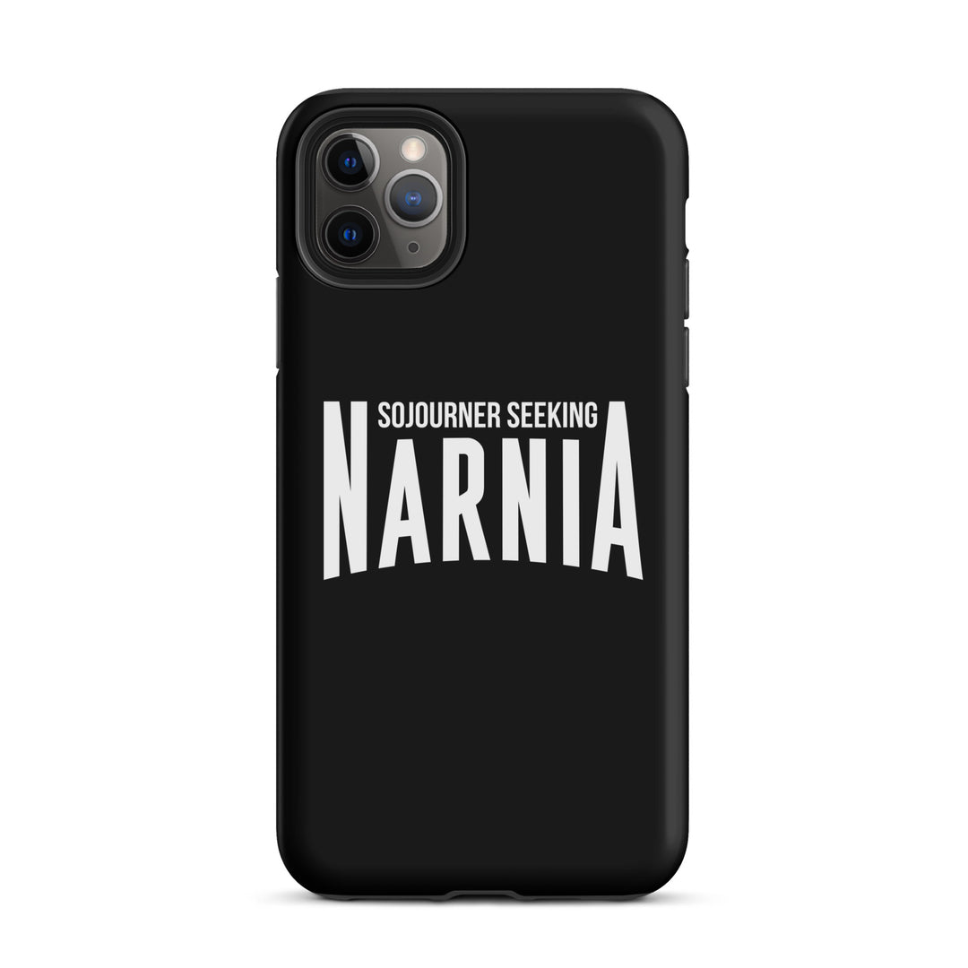 Christian Phone Case Sojourner Seeking Narnia Black for iPhone® iPhone® Phone Cases Matte iPhone 11 Pro Max 