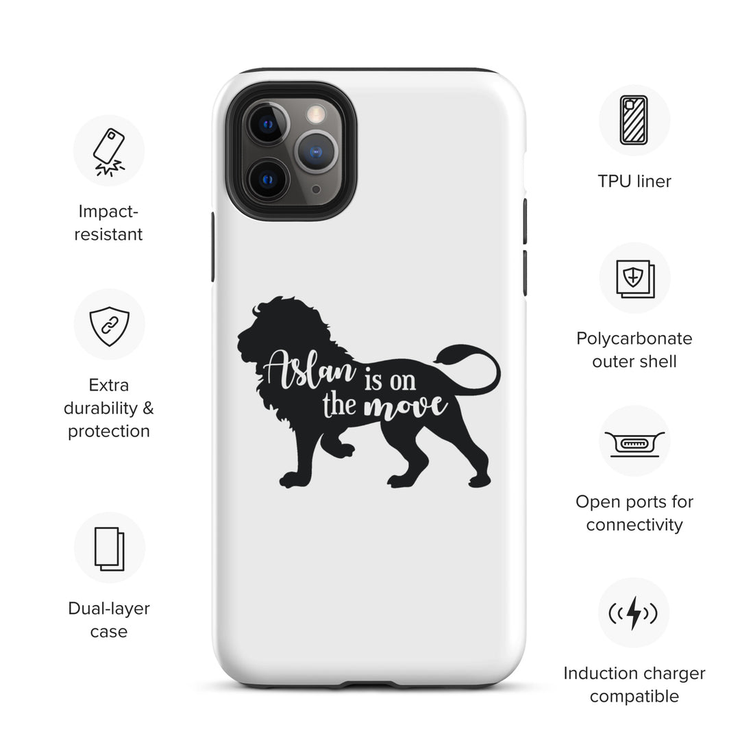 Christian Phone Case Aslan Is On The Move White for iPhone® iPhone® Phone Cases   