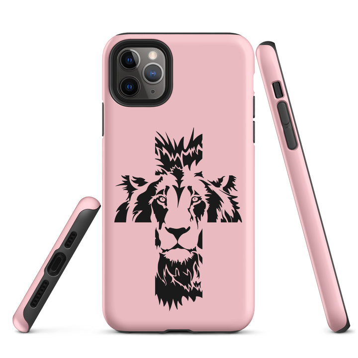 Christian Phone Case Aslan Cross Pink for iPhone® iPhone® Phone Cases   