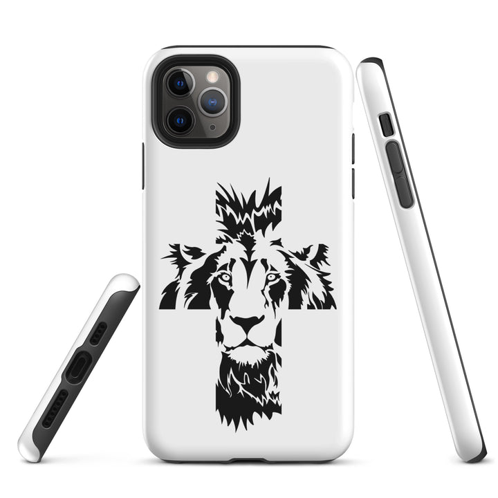 Christian Phone Case Aslan Cross White for iPhone® iPhone® Phone Cases   