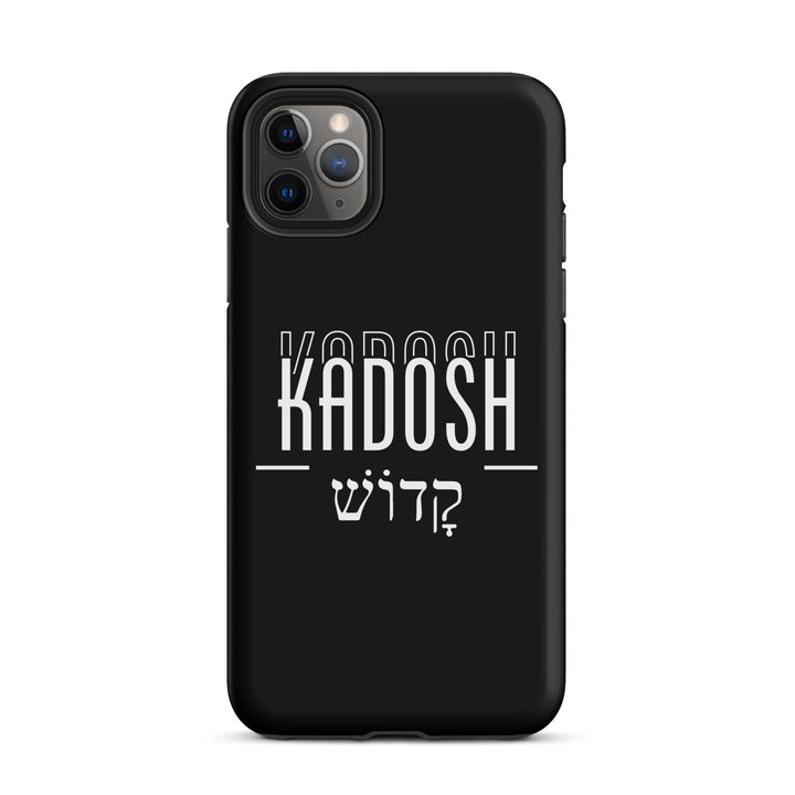 Christian Phone Case Kadosh Hebrew Black for iPhone® iPhone® Phone Cases Matte iPhone 11 Pro Max 