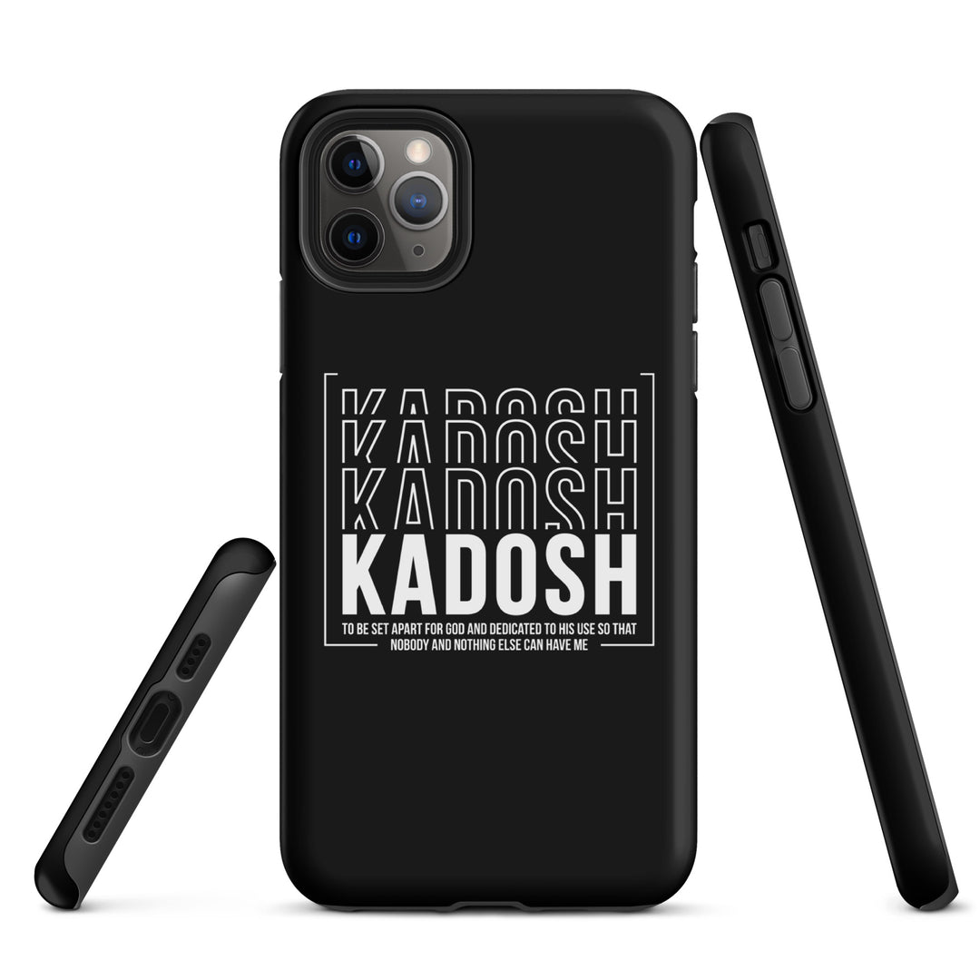 Christian Phone Case Kadosh Dedicated To His Use Black for iPhone® iPhone® Phone Cases   