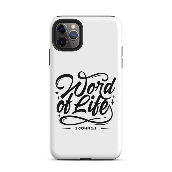 Christian Phone Case Word of Life White for iPhone® iPhone® Phone Cases Matte iPhone 11 Pro Max 