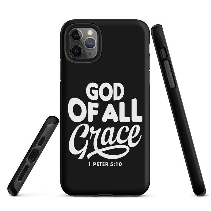 Christian Phone Case God of All Grace Black for iPhone® iPhone® Phone Cases   