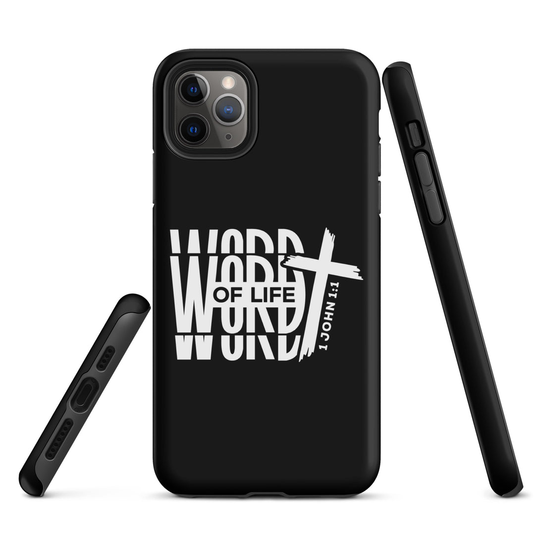 Christian Phone Case Word of Life Black for iPhone® iPhone® Phone Cases   