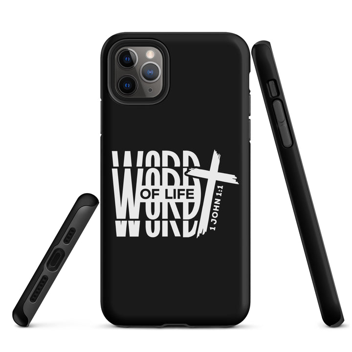 Christian Phone Case Word of Life Black for iPhone® iPhone® Phone Cases   