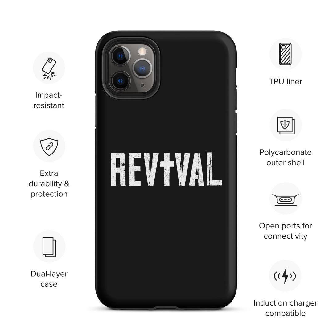 Christian Phone Case Revival Black for iPhone® iPhone® Phone Cases   