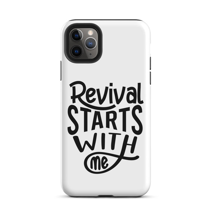 Christian Phone Case Revival Starts With Me White for iPhone® iPhone® Phone Cases Matte iPhone 11 Pro Max 