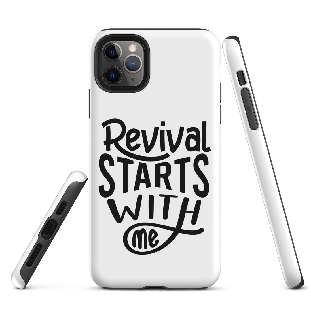 Christian Phone Case Revival Starts With Me White for iPhone® iPhone® Phone Cases   