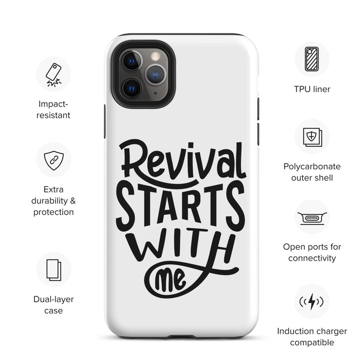 Christian Phone Case Revival Starts With Me White for iPhone® iPhone® Phone Cases   