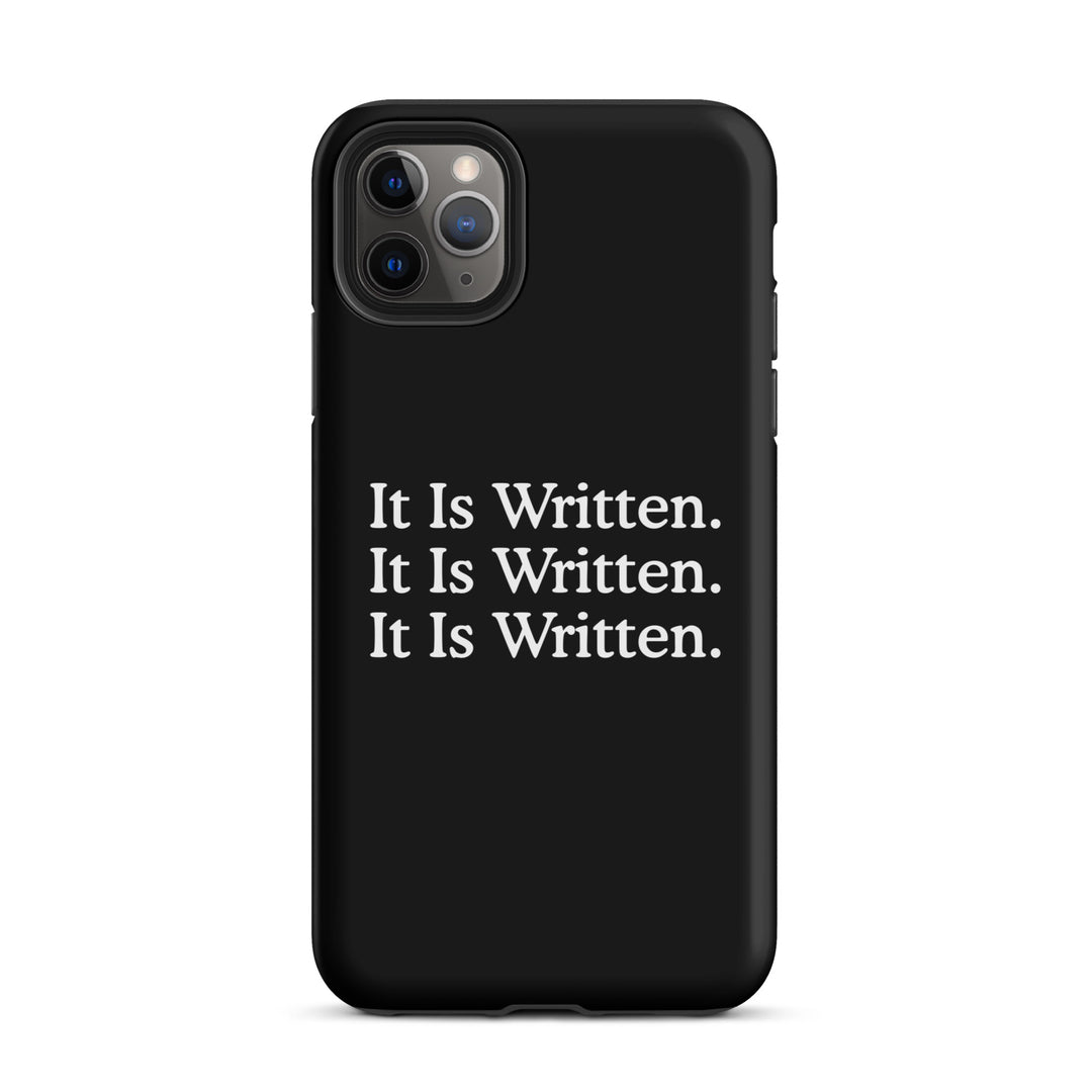 Christian Phone Case It Is Written Black for iPhone® iPhone® Phone Cases Matte iPhone 11 Pro Max 