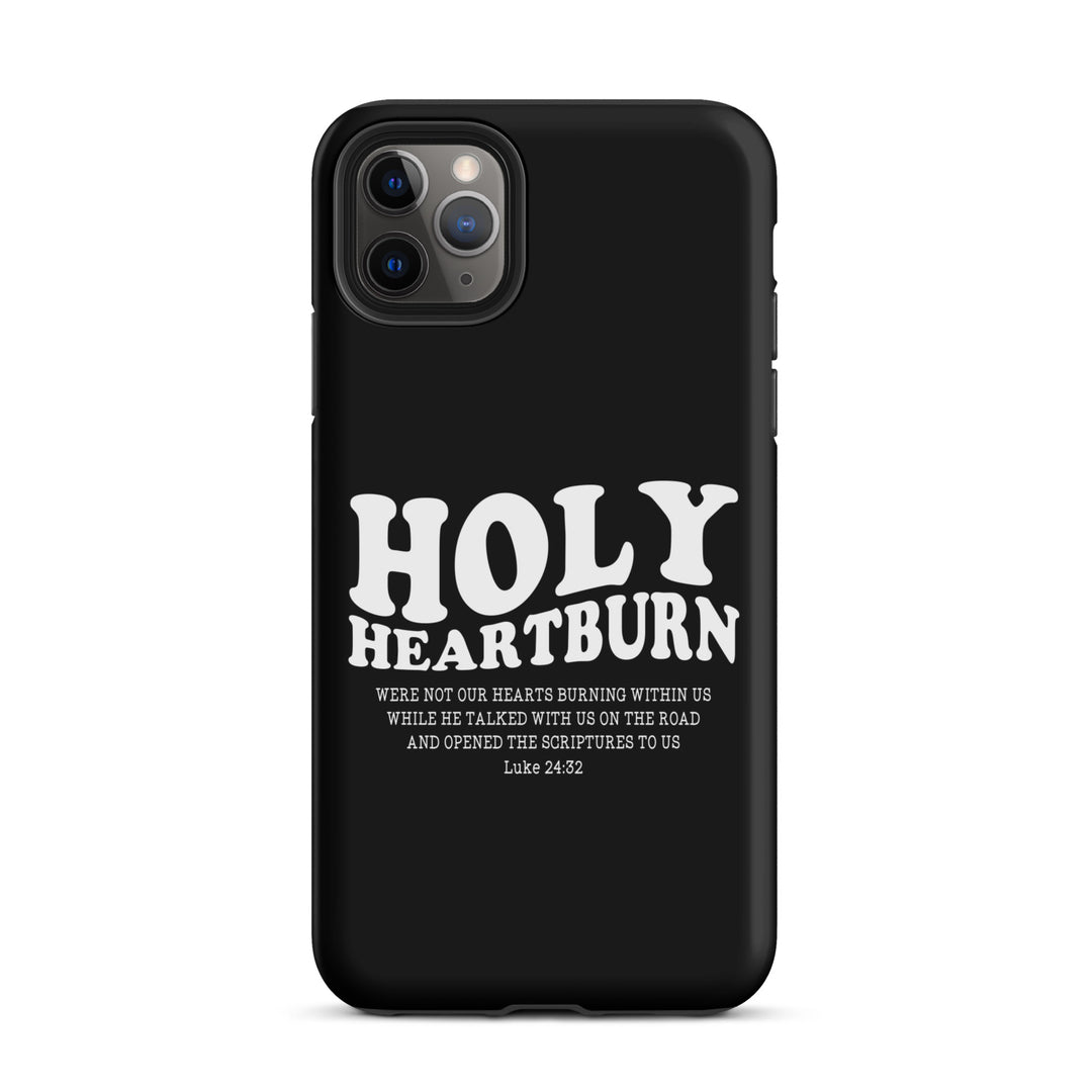 Christian Phone Case Holy Heartburn Black for iPhone® iPhone® Phone Cases Matte iPhone 11 Pro Max 