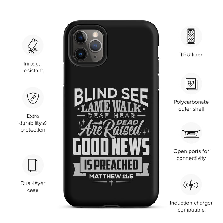 Christian Phone Case Go Tell John Black for iPhone® iPhone® Phone Cases   