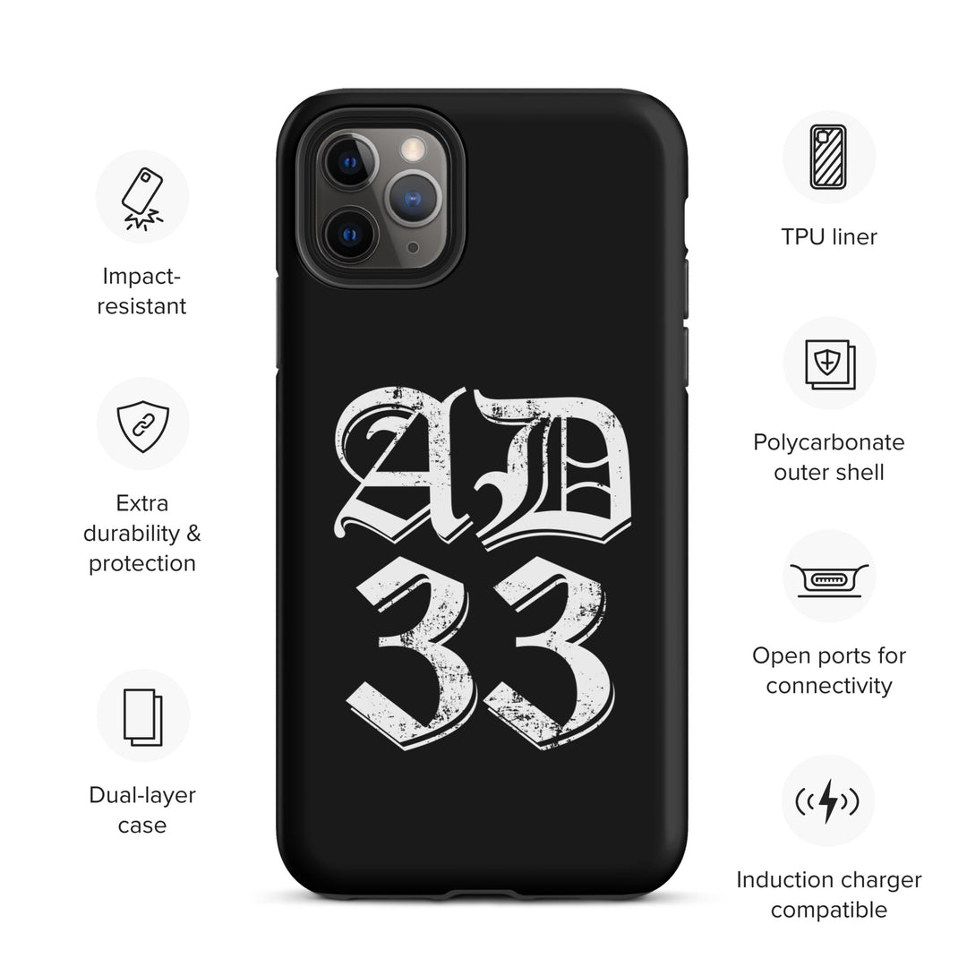 Christian Phone Case AD 33 Old English Black for iPhone® iPhone® Phone Cases   