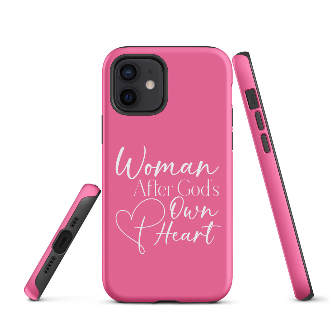 Christian Phone Case Woman After God's Heart Pink for iPhone® iPhone® Phone Cases   