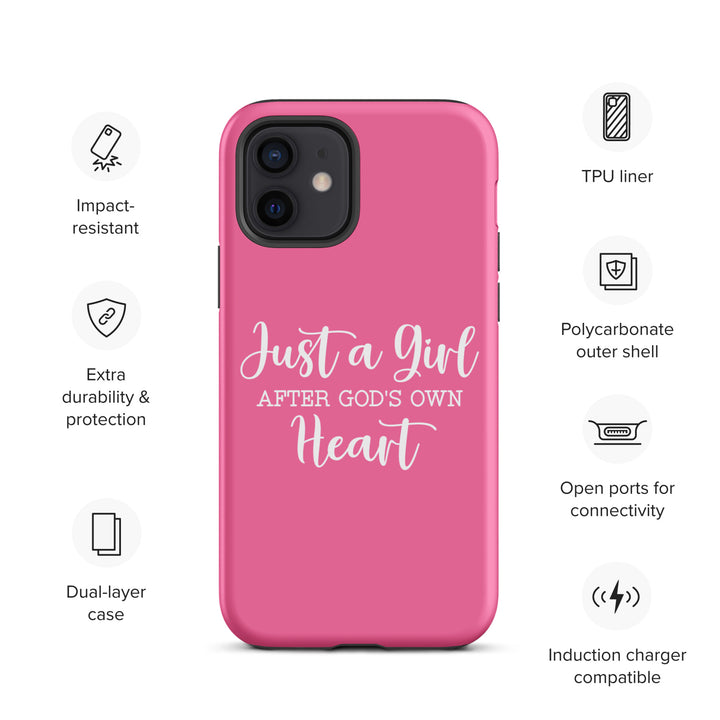 Christian Phone Case Girl After God's Heart for iPhone® iPhone® Phone Cases   