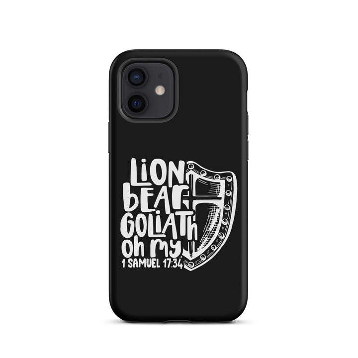 Christian Phone Case Lion Bear Goliath Oh My for iPhone® iPhone® Phone Cases Matte iPhone 12 