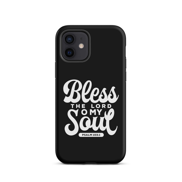 Christian Phone Case Bless The Lord Tough for iPhone® iPhone® Phone Cases Matte iPhone 12 