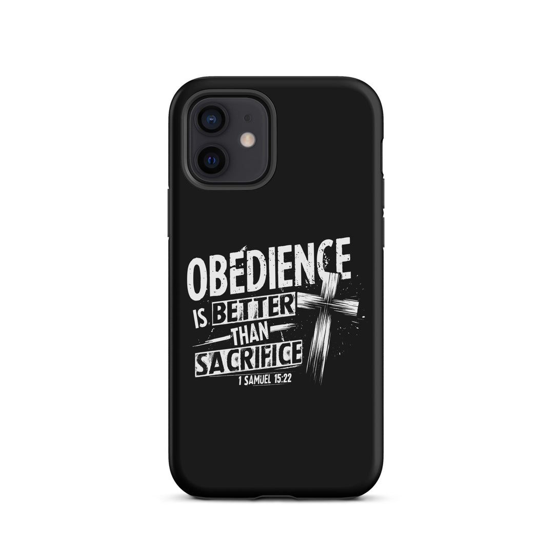 Christian Phone Case Obedience Is Better for iPhone® iPhone® Phone Cases Matte iPhone 12 