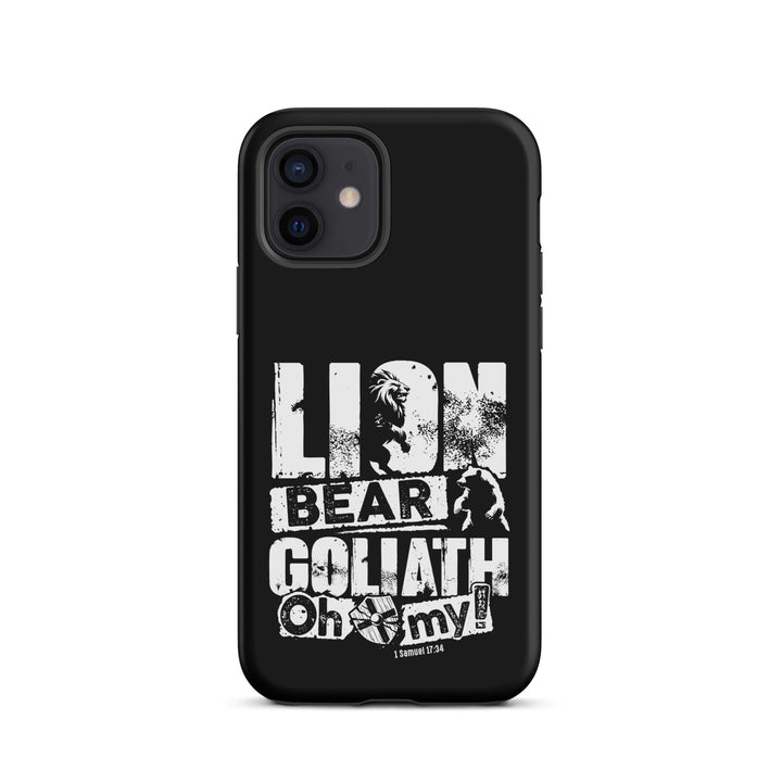 Christian Phone Case Lion Bear Goliath for iPhone® iPhone® Phone Cases Matte iPhone 12 