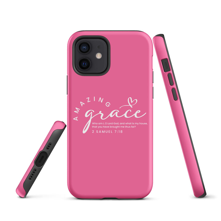 Christian Phone Case Amazing Grace Pink for iPhone® iPhone® Phone Cases   