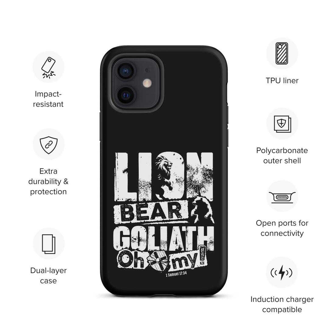 Christian Phone Case Lion Bear Goliath for iPhone® iPhone® Phone Cases   