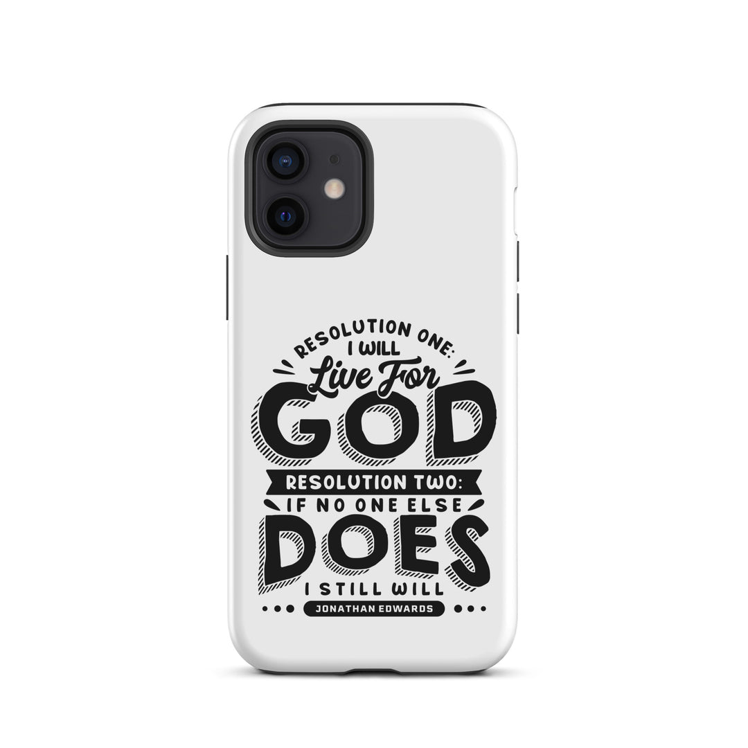 Christian Phone Case Live For God White for iPhone® iPhone® Phone Cases Matte iPhone 12 