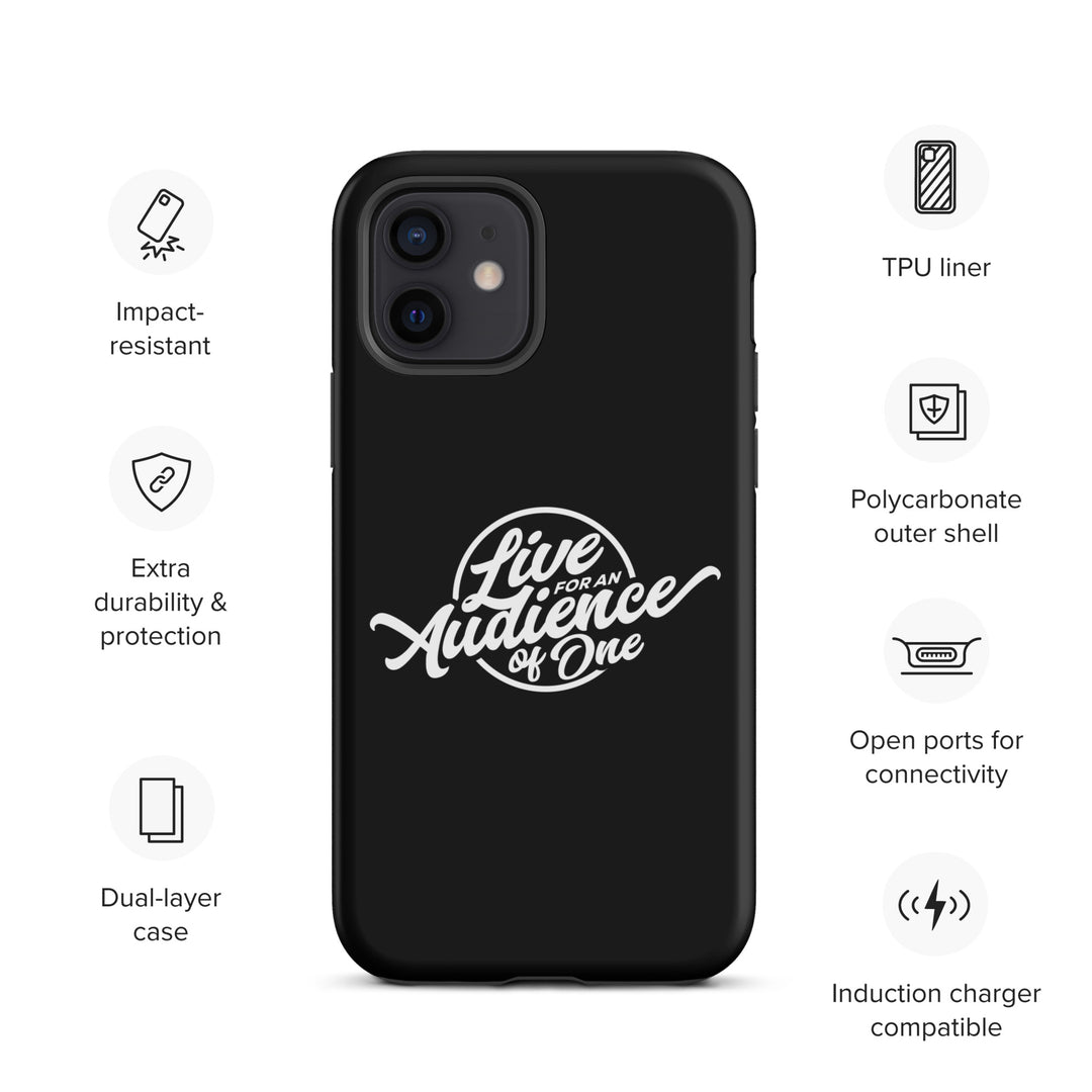 Christian Phone Case Audience of One Black for iPhone® iPhone® Phone Cases   